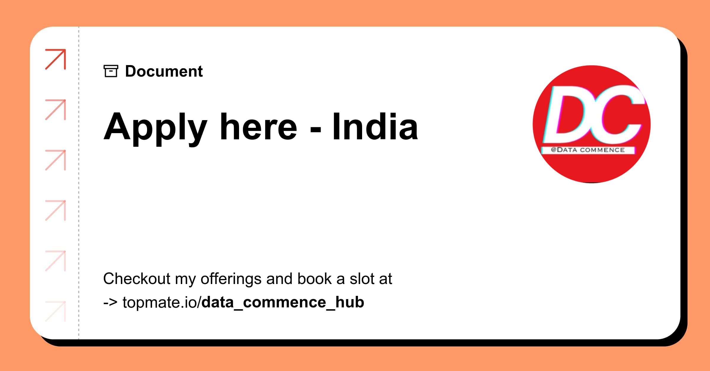 WhatsApp Job Updates Channel India ! with Data Commence Hub